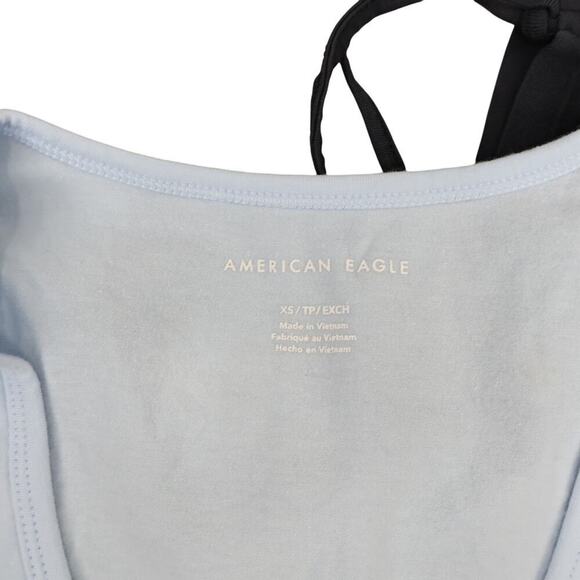 American Eagle Fitted Shoulder Cinch Scoop Neck Tee Bundle Size XS NWOT - Picture 6 of 7